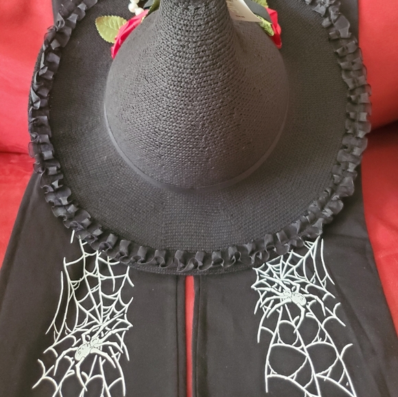 *NWT* Vampire Freaks Black SpiderWeb Leggings - Picture 16 of 16